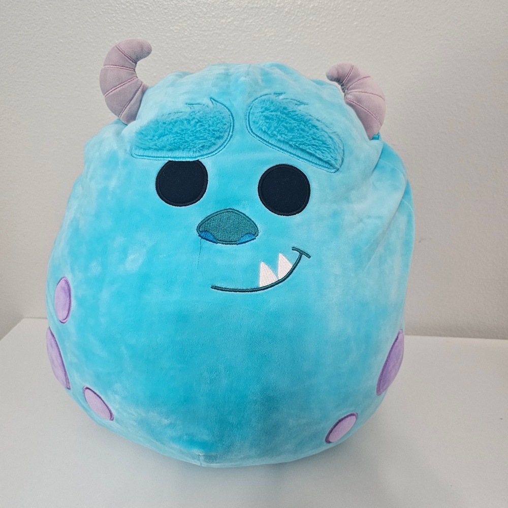 Disney Pixar Monsters Inc Sulley Squishmallows 16 In Blue Plush Kellytoy S16-PX1